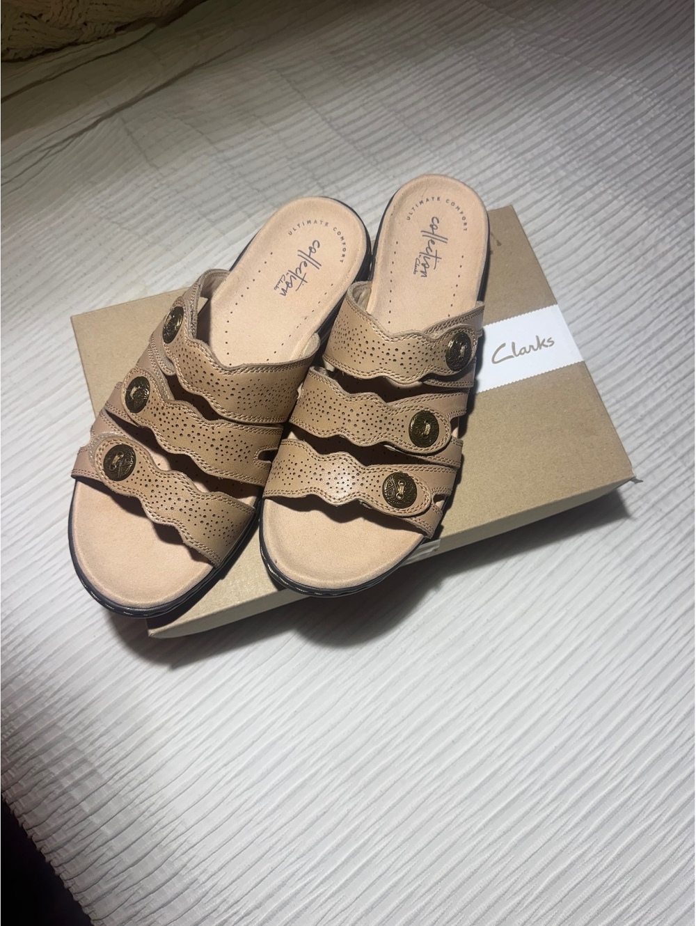 Leather sandals, Clarks Leisa Grace